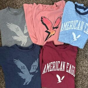 Lot of 5 men’s small America Eagle shirts